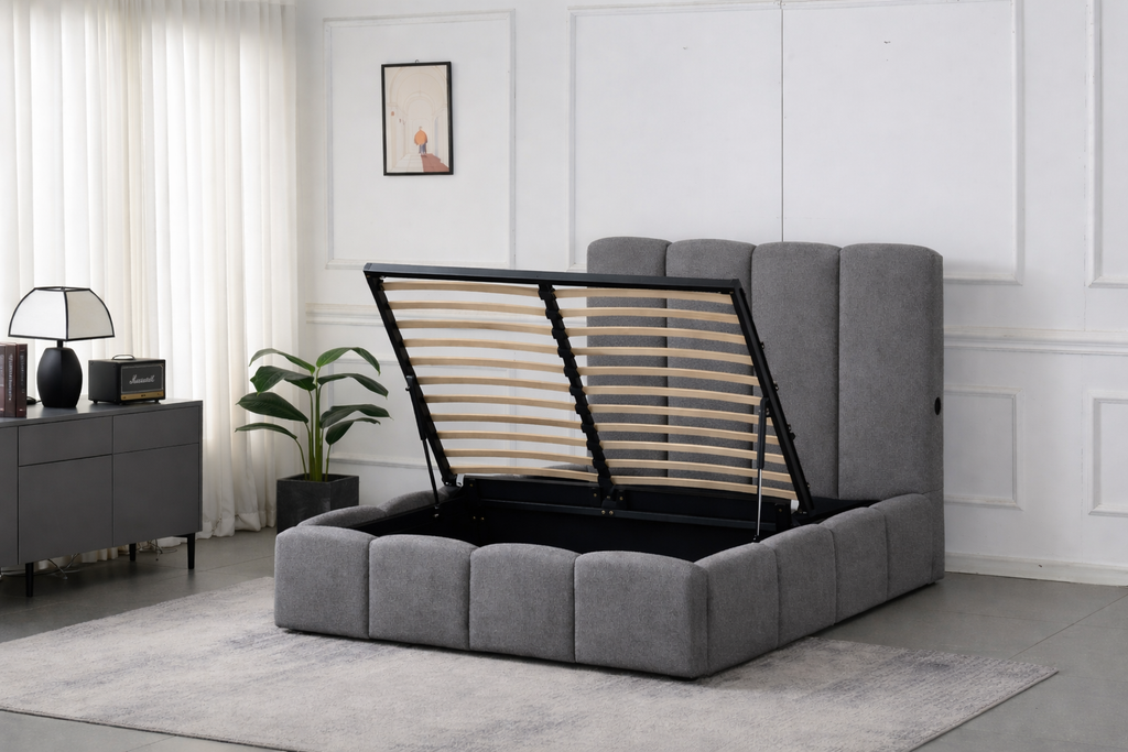 Windsor Bedframe with Built-In USB Charger