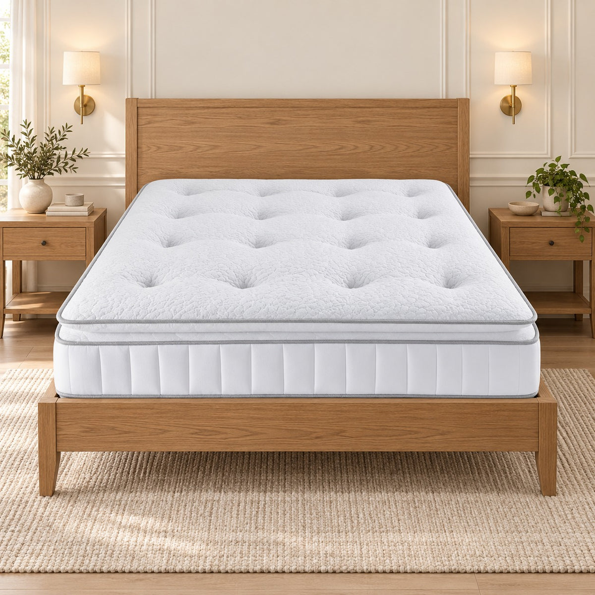 1000 Pillow Topper Tufted Mattress