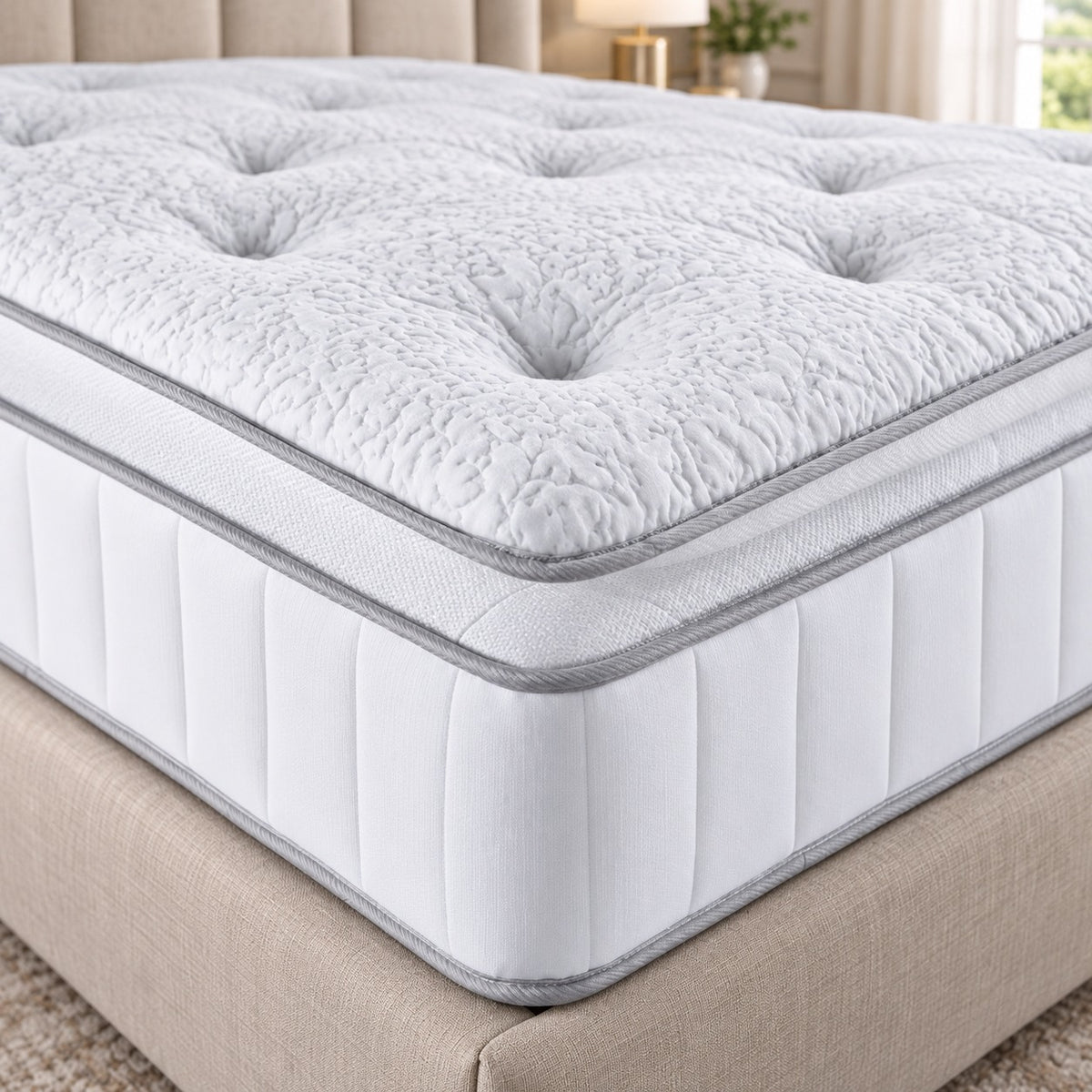 1000 Pillow Topper Tufted Mattress