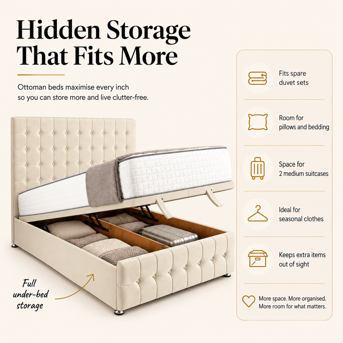 Houston Ottoman Divan Bed