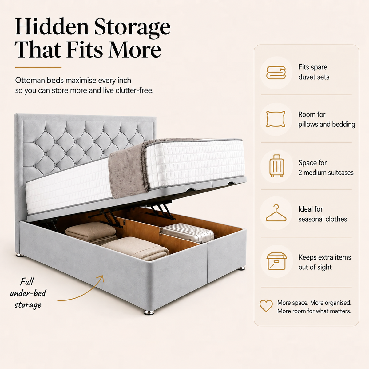 Krakow Ottoman Divan Bed