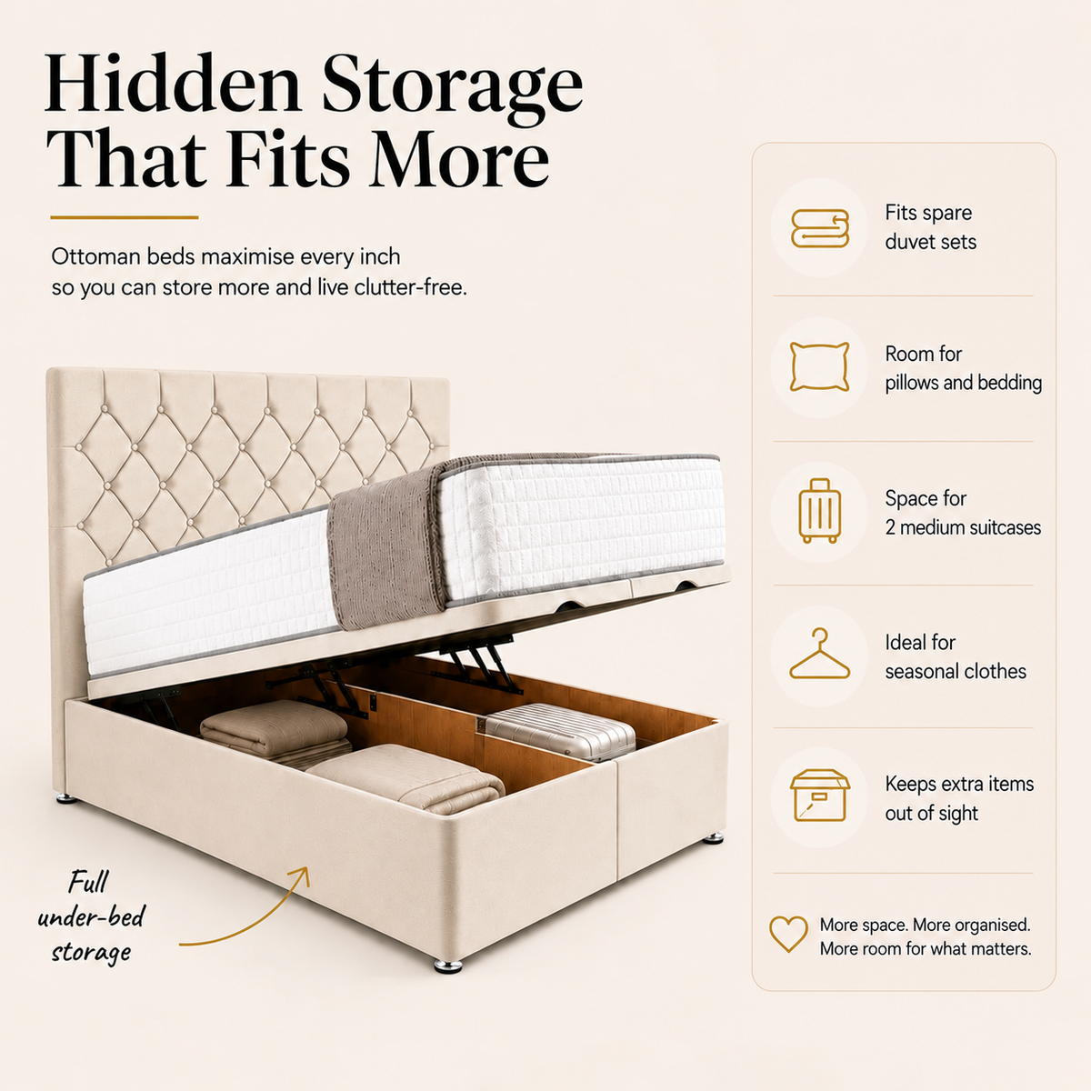 Seattle Ottoman Divan Bed