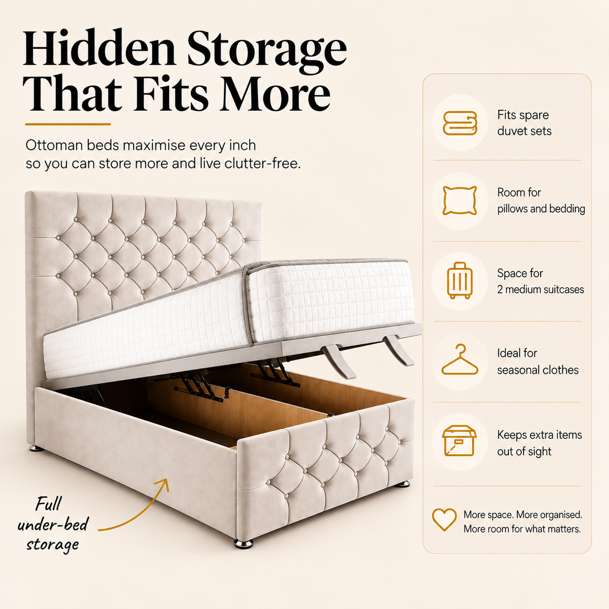Denver Ottoman Divan Bed