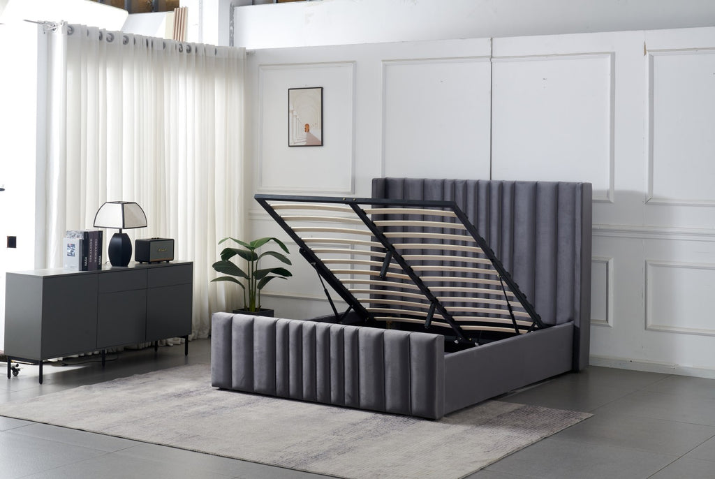 Monaco Bedframe with Built-In USB Charger