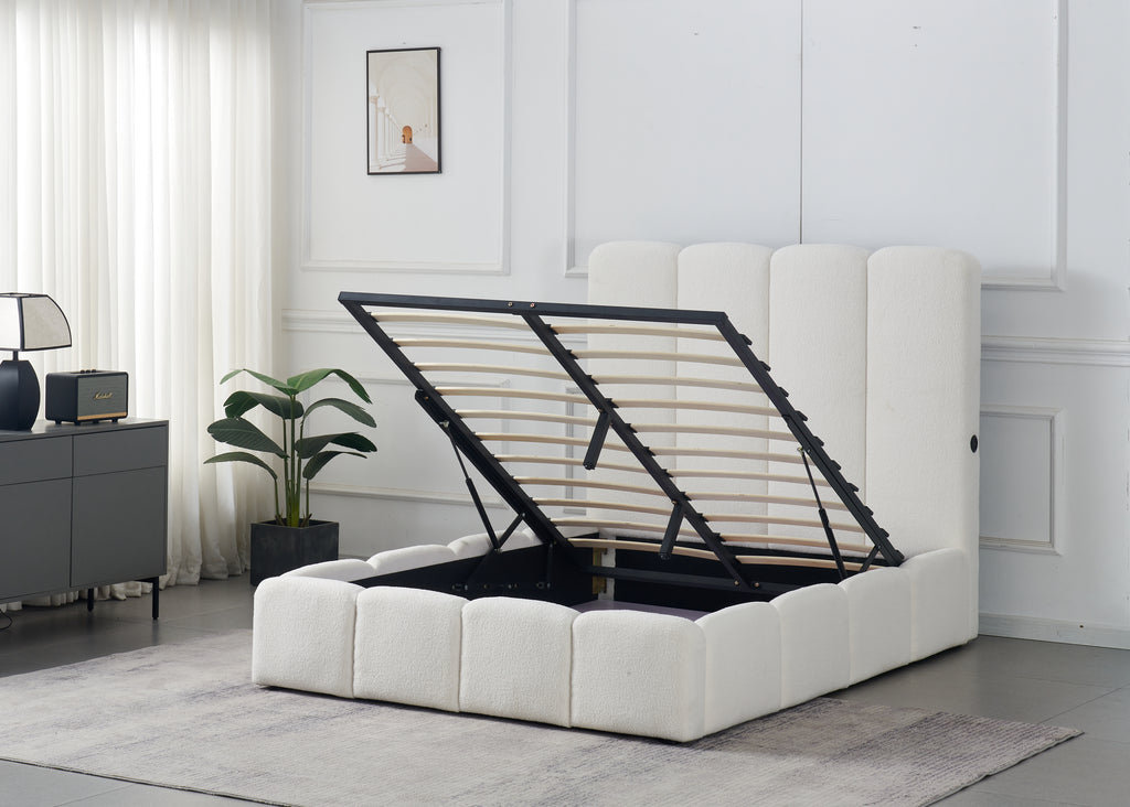 Verona Bedframe with Built-In USB Charger
