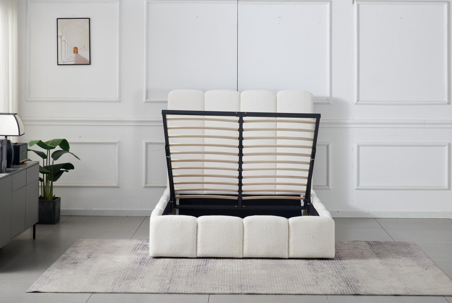 Verona Bedframe with Built-In USB Charger