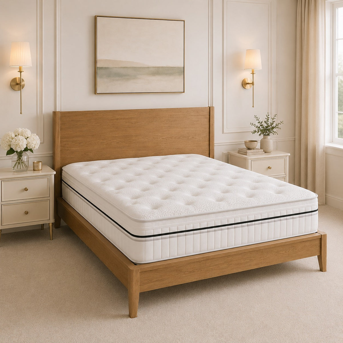 1000 Pocket Springs Pillowtop Mattress - Soft Feel