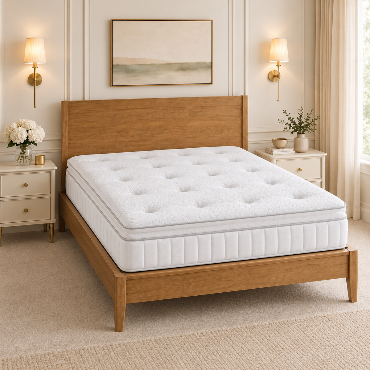 Canterbury 1000   Pillow   Topper   Tufted   Mattress
