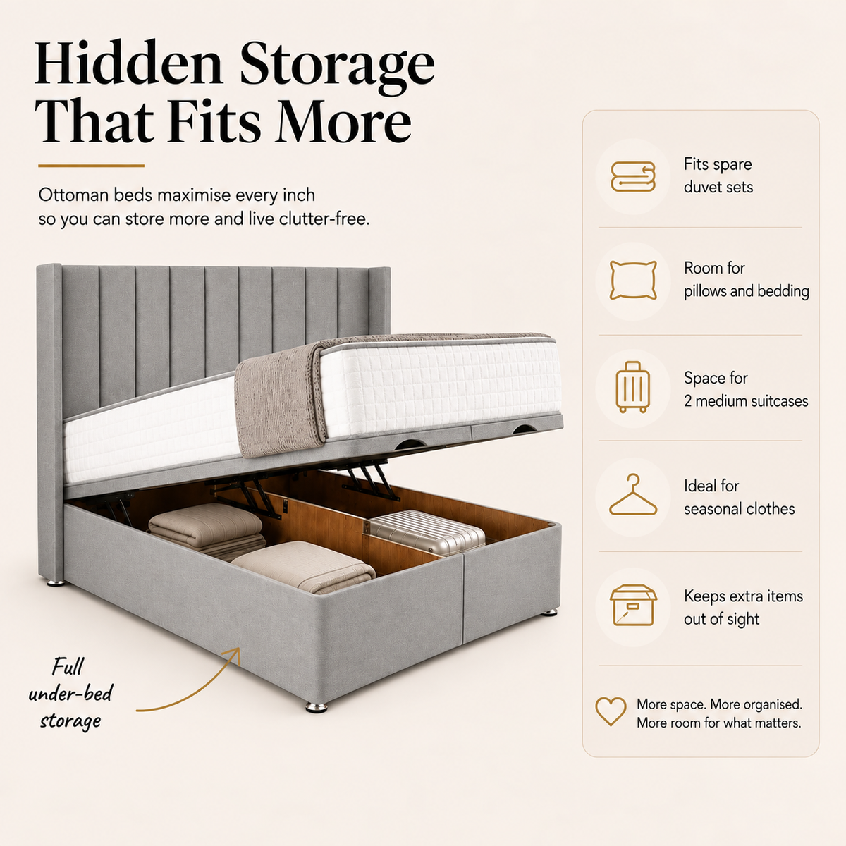 Orlando Ottoman Divan Bed