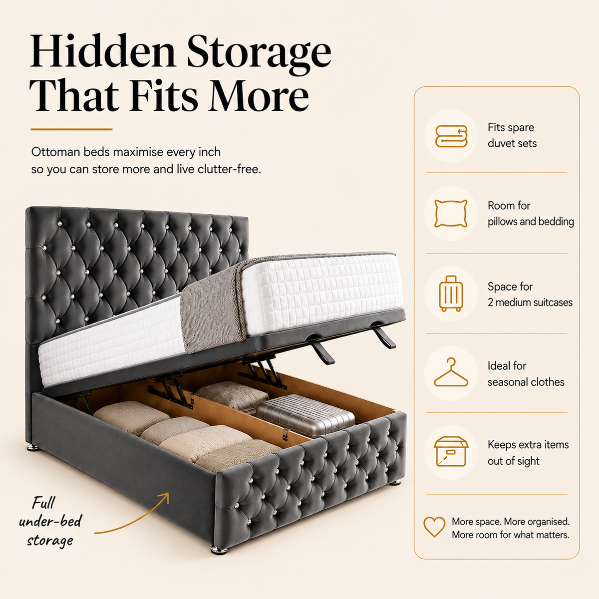 Helsinki Ottoman Divan Bed
