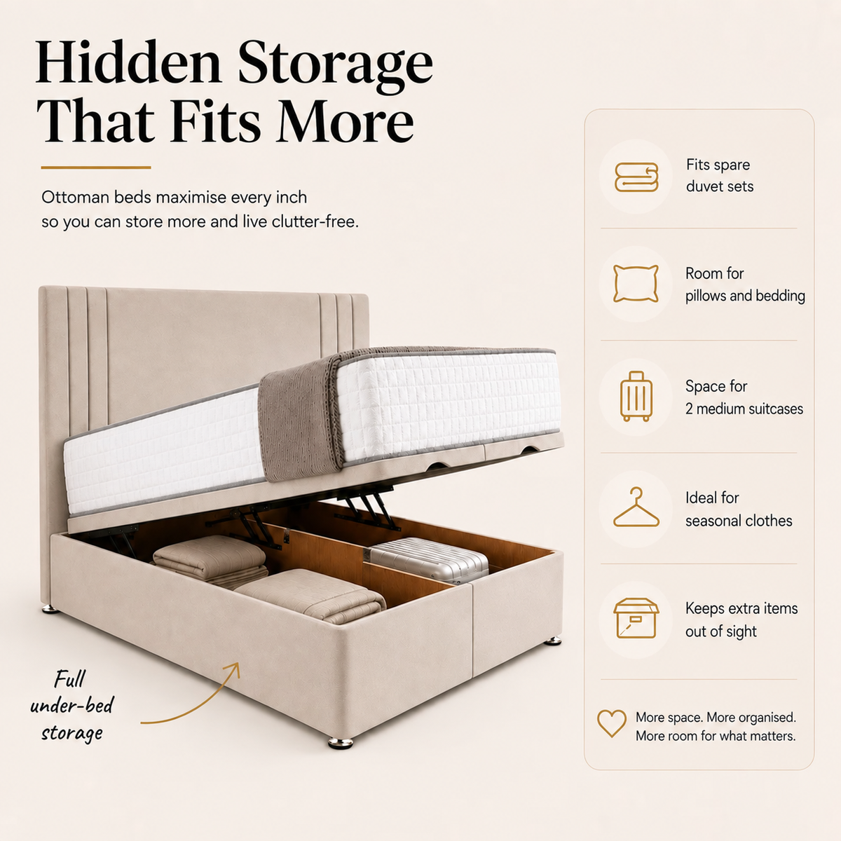 Phoenix Ottoman Divan Bed