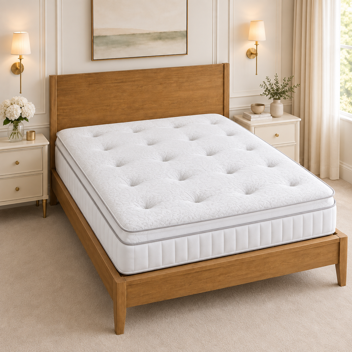 Canterbury 1000   Pillow   Topper   Tufted   Mattress