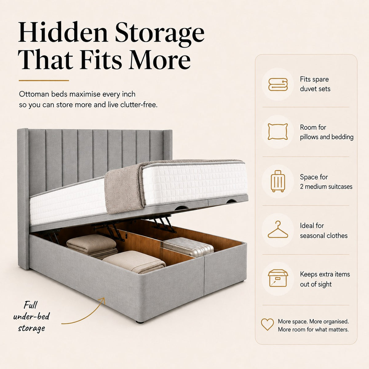 Orlando Ottoman Divan Bed